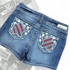 Blue y2k wallflower denim shorts